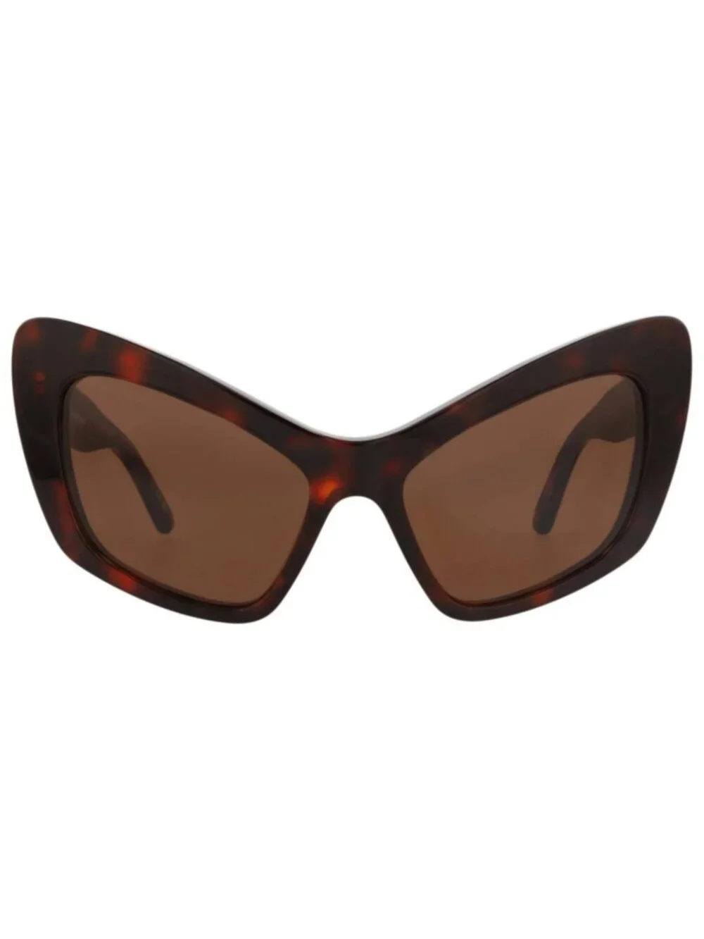 New Balenciaga Women's Sunglasses Cat Eye Recycled Acetate Frame Havana Havana